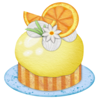 Orange Honey Cake png