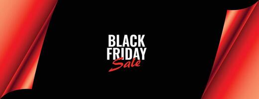 Abstrac black friday sale web banner for advertisement vector