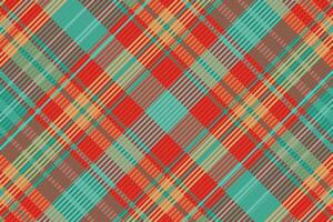 Tartan plaid pattern with texture and summer color. vector