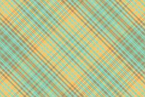 Tartan plaid pattern with texture and summer color. vector
