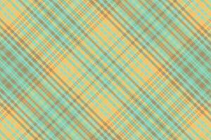 Tartan plaid pattern with texture and summer color. vector