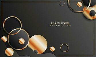 Luxury  geometric circle background. vector