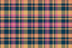 Tartan plaid pattern with texture and summer color. vector