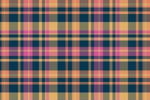 Tartan plaid pattern with texture and summer color. vector