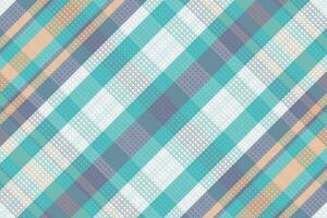 Tartan plaid pattern with texture and summer color. vector