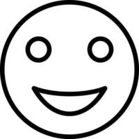 Smiling Face Vector Icon