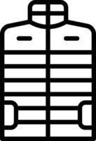 Coat Vest Vector Icon