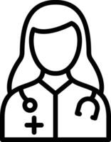 Female Doctor Vector Icon