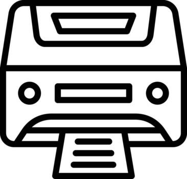 icono de vector de impresora
