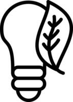 Eco Bulb Vector Icon