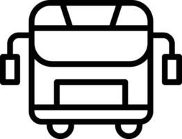 icono de vector de autobús escolar