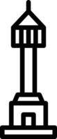 trajans columna vector icono