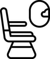 Airplane Seat Vector Icon