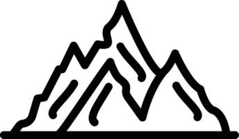 Mountains Vector Icon