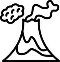 Volcano Vector Icon