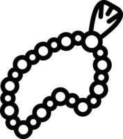 Praying Beads Vector Icon