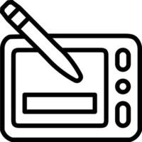 Graphic Tablet Vector Icon