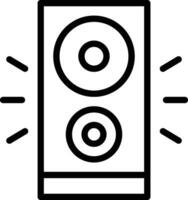 icono de vector de altavoz