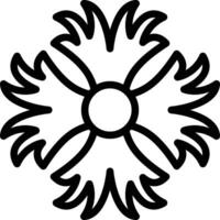 Fringed Dianthus Vector Icon