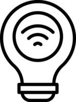 Smart Bulb Vector Icon