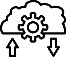 Cloud Interface Vector Icon