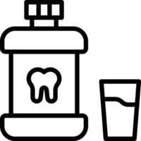 Mouthwash Vector Icon