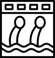 Hydroelectricity Vector Icon