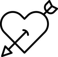 Heart Arrow Vector Icon