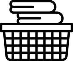 Laundry Basket Vector Icon