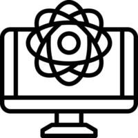 Quantum Computing Vector Icon