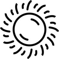 Sun Vector Icon