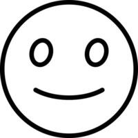 Slightly Smiling Face Vector Icon