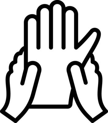 Hand Massage Vector Icon