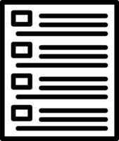 Tasks List Vector Icon