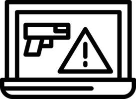 Online Robbery Vector Icon