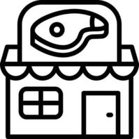 Butcher Shop Vector Icon