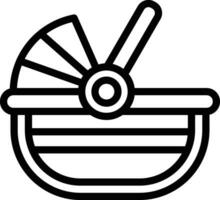 Carrycot Vector Icon