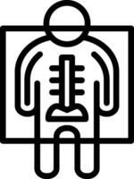 Man X ray Vector Icon
