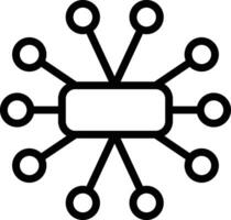 Mind Map Vector Icon