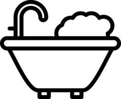 Bathtub Vector Icon