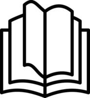 Open Book Vector Icon