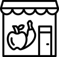 Fruits Shop Vector Icon