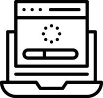 Web Loading Vector Icon