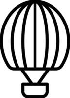 icono de vector de globo de aire caliente