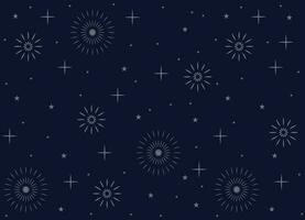 Firework Sky Background vector