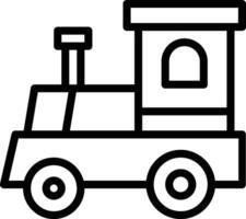 Train Toy Vector Icon