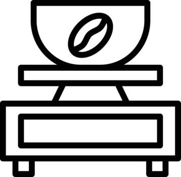 Coffee Scale Vector Icon