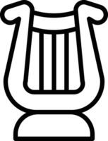 Lyre Vector Icon