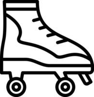 Roller Skating Vector Icon