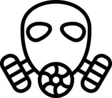 Gas Mask Vector Icon